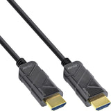 InLine® Cable HDMI AOC ultra alta velocidad HDMI 8K4K, negro, 100 m