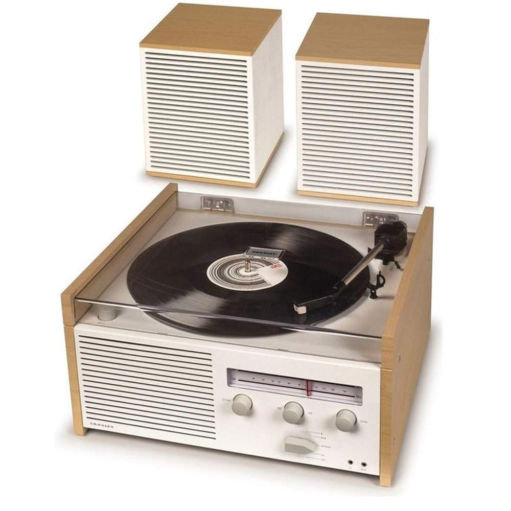 Crosley Switch II Belt-Drive Turntable with Bluetooth, AM/FM Radio, Aux-in, and Speakers