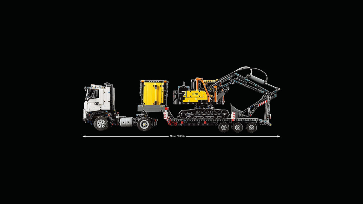 LEGO Technic Camión FMX y Excavadora Eléctrica EC230 Volvo Vehículos de Juguete, Regalo para Niños y Niñas de 10 Años o Más Aficionados al Motor y Las Obras, Decoración de la Estantería 42175