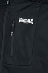 Lonsdale London Bulough Hombre chándal Negro M 95% Polyester,5% Elastán