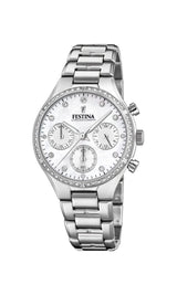 Reloj FESTINA para Mujer F20401/1 Boyfriend Collection Caja de Acero Inoxidable 316l Gris Plata Correa de Acero Inoxidable 316l Gris Plata