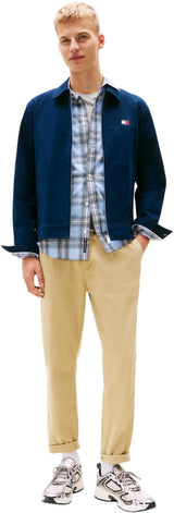 Tommy Jeans Pantalón de tela Hombre Isaac Twill Casual pierna ancha, Beige (Relic Tan), XXL