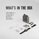 COROS VERTIX 2S Reloj GPS de Aventura, 40 días de autonomía, Navegación GPS con Mapas Globales sin conexión, Planificador de rutas, Pulsómetro, Escalada, Esquí, Carrera, Ciclismo -Negro Espacial