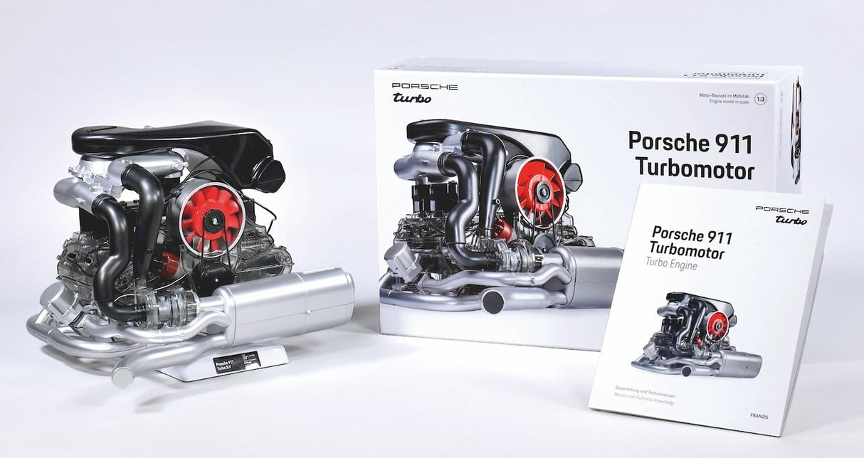 Porsche 911 Turbomotor: Bauen Sie Ihr eigenes 6-Zylinder-Motormodell