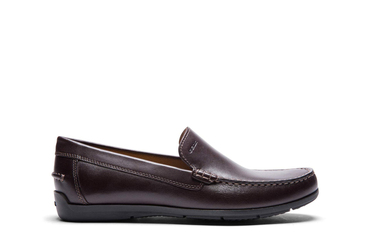 Geox U Siron A, Mocasines Hombre, Marrón Coffee, 43 EU