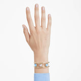 Swarovski Brazalete Chroma, Talla cojin, Multicolor, Baño tono oro