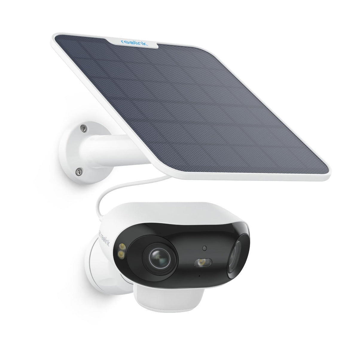 Reolink Argus 4 Pro, 4K Camara Vigilancia WiFi Exterior Solar, Visión Nocturna Verdadera en ColorX F1.0, Gran Angular de 180, 8MP Camara Seguridad con 2,4/5GHz Wi-Fi 6, Sin Cuotas