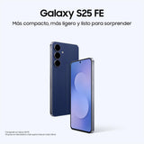 Samsung Galaxy S25 FE 256GB, Teléfono Móvil con IA, Marco Ligero 7,5mm, Pantalla FHD+ 6,7", Cámara 50MP, Exynos 2400, 8GB RAM, Garantía Fabricante 3 Años + 1 Año Extra, Blanco (Versión Española)