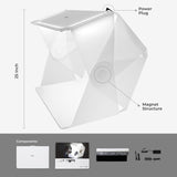 Foldio3 (Caja de luz de Estudio de Toma de fotografías Plegable portátil Todo en uno de 25 "con Kit de iluminación LED) de ORANGEMONKIE…