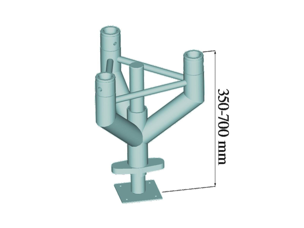 Alutruss Trilock 6030189C Nivelación Pedestral Tnf-300
