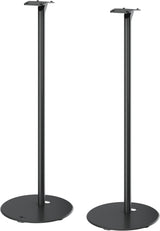 goobay Soporte para Altavoces Sonos Era 300, Capacidad de Carga de 5 K, gestión de Cables, 71,5 cm de Altura, Negro, 71195