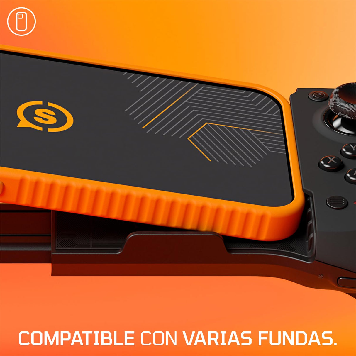 Scuf NOMAD Mando iPhone Inalámbrico para Móviles – Paletas Traseras – Sticks Antidrift – Bluetooth 5.0 Conectividad – PS Remote, Xbox Game Pass, Apple Arcade, Steam Link – Blanco