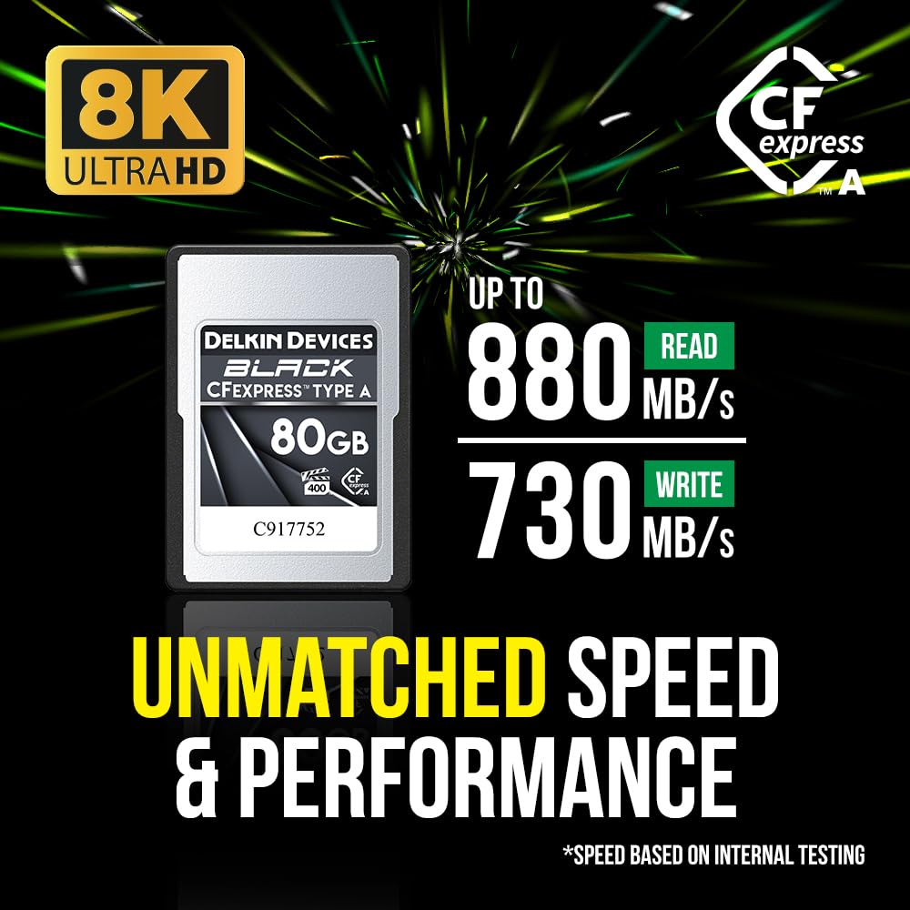 DELKIN CF Express BLACK Type A 80Gb