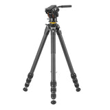 Vanguard Veo 5 264CV14 - Trípode de vídeo de Carbono, rótula Veo PV-14