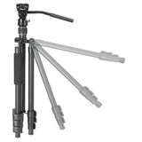 Vanguard Vesta GO 234AV10 - Trípode de Viaje de Aluminio, rótula de vídeo