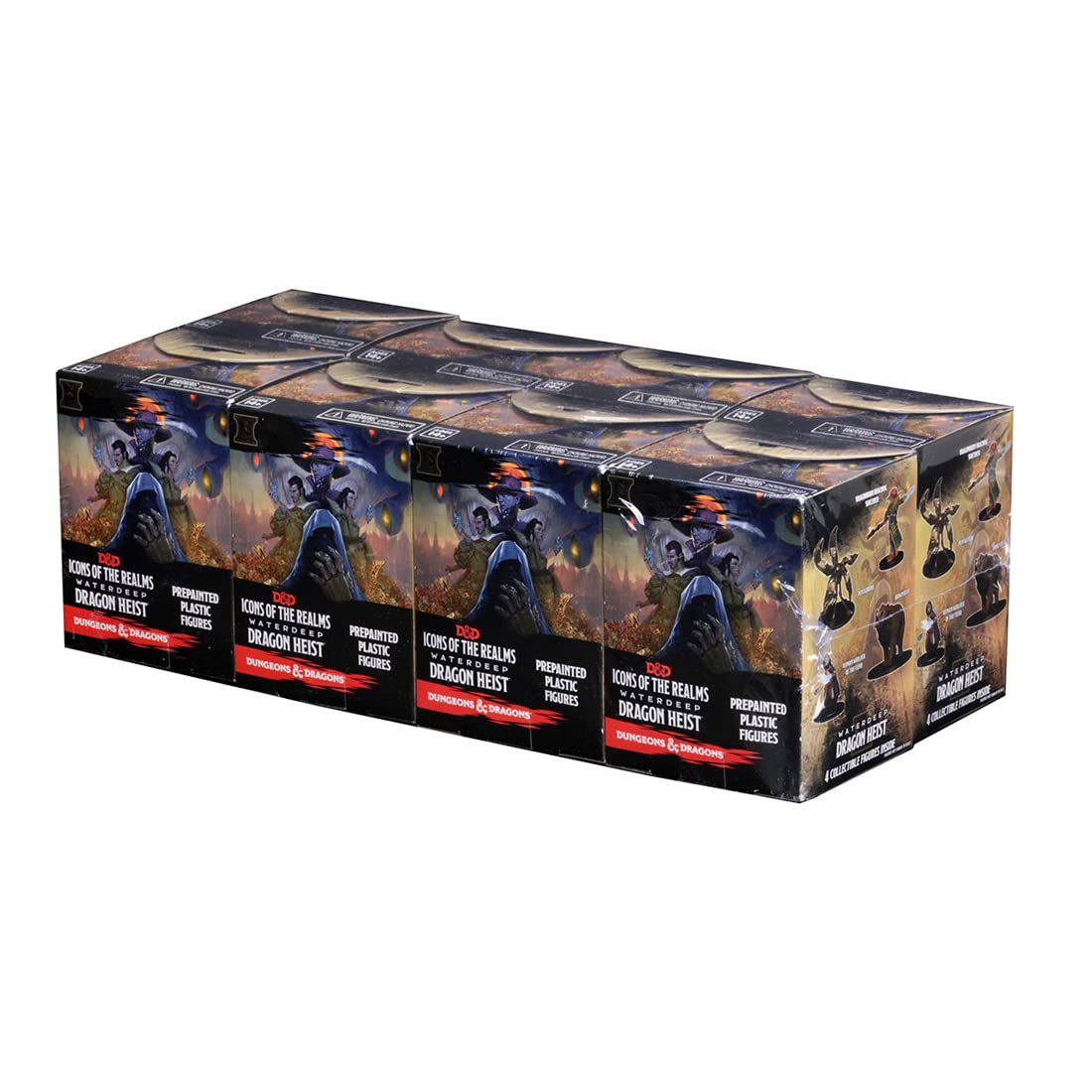 Rubie's WZK73110 D&D Icons of The Realms: Waterdeep Heist Dungeons & Dragons Animales Accesorios, Bayas o Rojo, 4