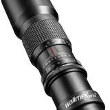 Walimex 12728 - Objetivo para Nikon (Distancia Focal Fija 500mm, Apertura f/8, diámetro: 67mm) Color Negro