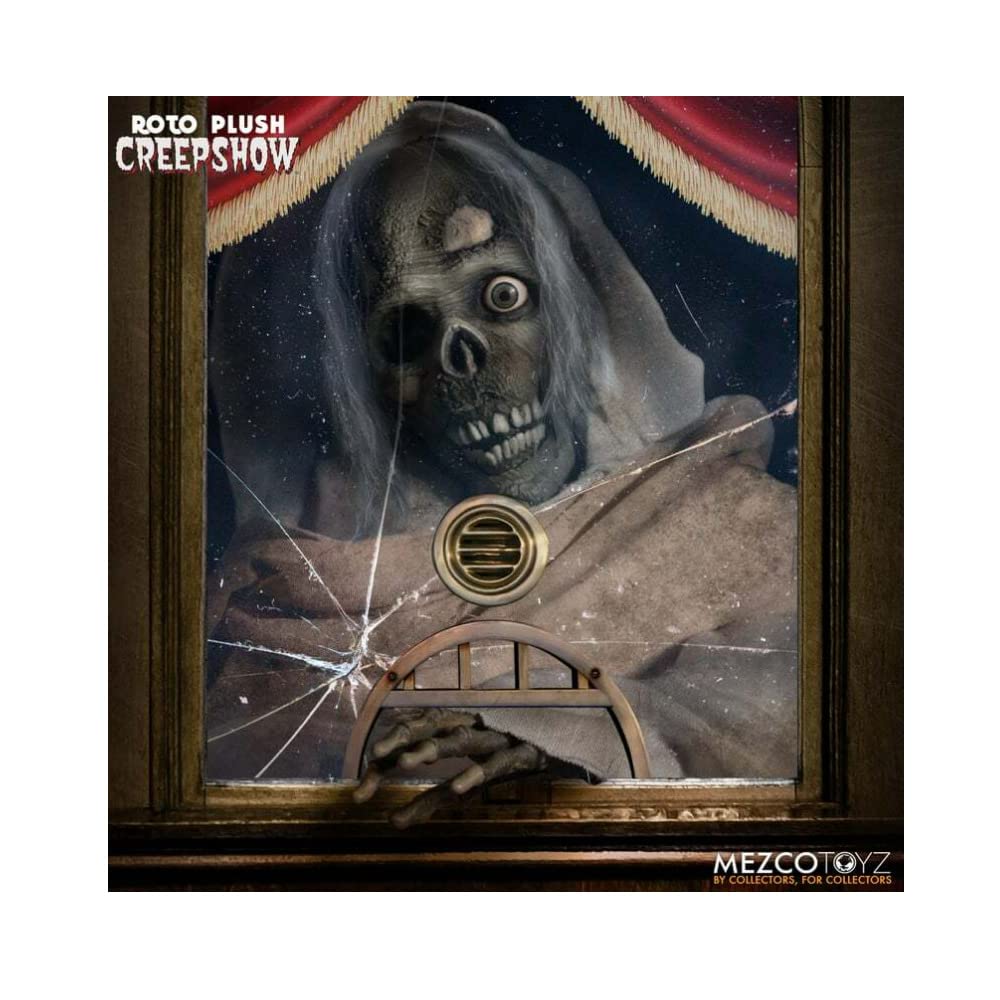 Mezco- MDS Roto Plush Creepshow (1982): The Creep Figura de acción, Color marrón (25518)