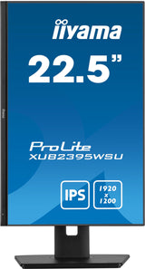 iiyama XUB2395WSU-B5 22,5" Panel IPS, 1920x1200, Panel IPS, 250cd/m², Altavoces, 15cm Regulable en Altura, Pivotante, VGA, HDMI, DisplayPort, 4ms