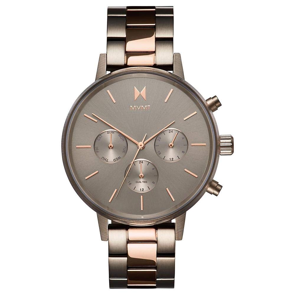 MVMT Reloj Analógico de Cuarzo para Mujer con Correa de Acero Inoxidable de Oro Rosa - D-FC01-TIRG
