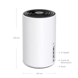 TP-Link Deco XE75 (3-Pack), WiFi AI Mesh AXE5400, WiFi 6E,Banda 6GHz, Ancho Canal de 160MHz,Cobertura WiFi de 668 m2, 3 Puerto Gigabit Instalación hasta 200 Dispositivos