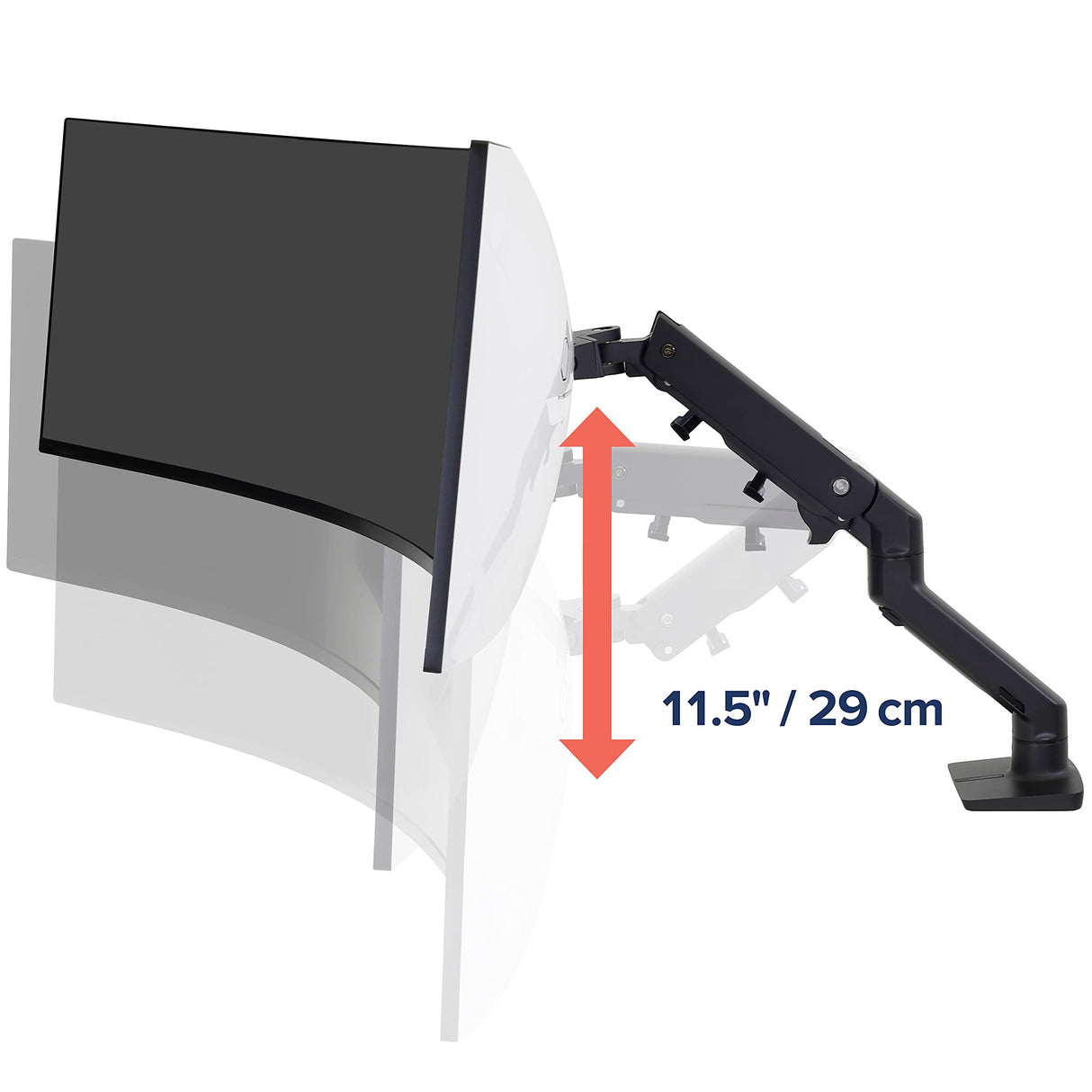 HX Desk Monitor Arm with HD ACCS