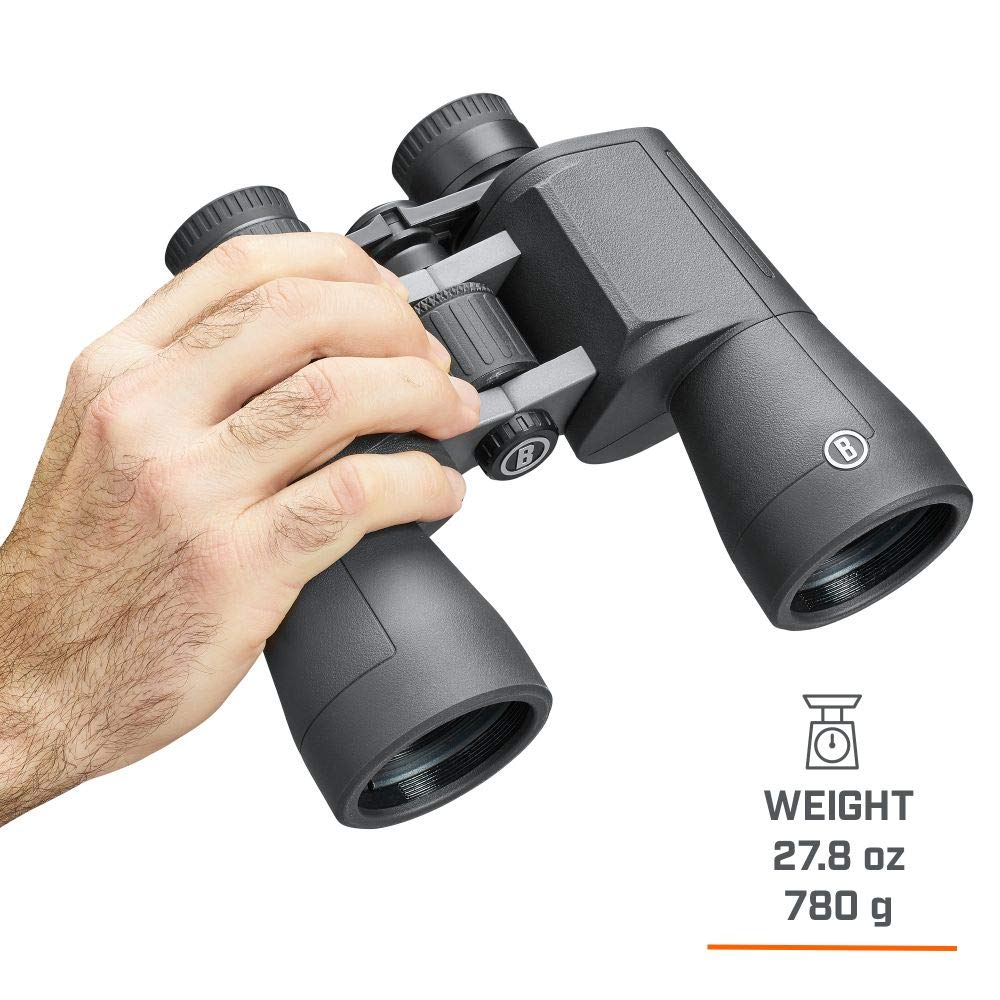 Bushnell - Powerview 2 - Prismáticos - 20x50 - Prisma Porro - Chasis metálico de Aluminio - Multicoated - Armadura de Goma - Observación de Aves - Viajar - Sports - En el Exterior - PWV2050