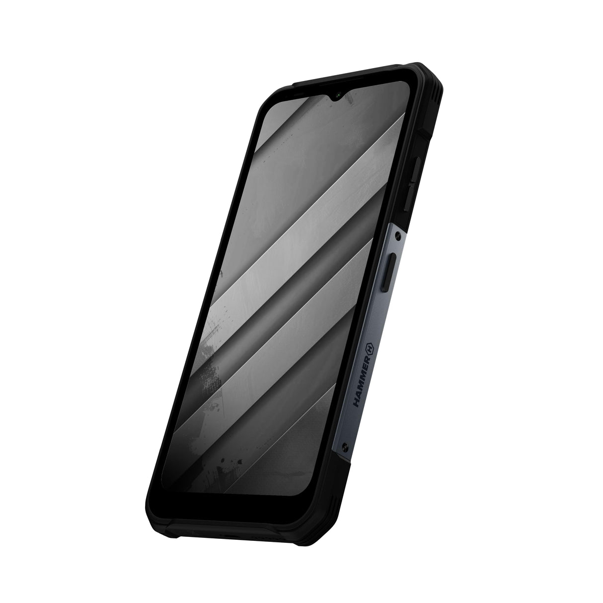 Hammer Construction 2 5G Smartphone ultrarresistente IP69, Regla láser de 50m, 6+8GB RAM, Android 14, cámara 50mpx, batería 6500mAh con función Power Bank, NFC, Pantalla Gorilla Glass 5
