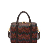 FOSSIL Carlie, Bolsa Satchel Mujeres, marrón