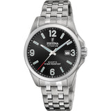 Festina Reloj Hombre F20696/3 Titanium Caja de Titanio Plateado Correa de Titanio Gris