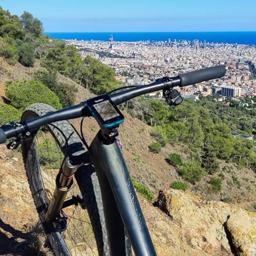 TwoNav Roc + Tarjeta de Francia IGN Topo Completa, GPS de Deportes con Pantalla de 2,7 Pulgadas para Bicicleta de montaña, Bicicleta, Gravel o bikepacking con Tarjetas Incluidas. Color Turquesa