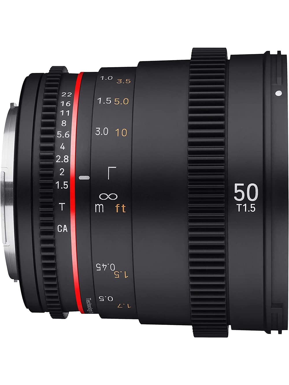 Rokinon Lente Cine DSX de Alta Velocidad de 50 mm T1.5 para Canon RF