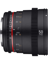 Rokinon Lente Cine DSX de Alta Velocidad de 50 mm T1.5 para Canon RF