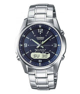 Casio Reloj Analogico-Digital para Hombre de Cuarzo con Correa en Acero Inoxidable LCW-M100DSE-2AER