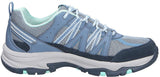 Skechers Lookout Point, Punto de Mirador Trego Mujer, Slate Leather/Mesh/Trim, 40 EU