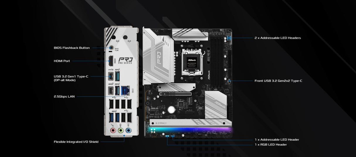 MB ASRock AMD AM5 B850 Pro RS