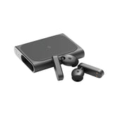 HMD Amped Buds - Auriculares in-Ear inalámbricos Bluetooth con Banco de energía Integrado (Hybrid ANC, ENC, hasta 95 Horas de reproducción, USB-C, IP54), Color Negro