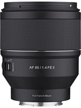SAMYANG Lente de Enfoque automático con teleobjetivo de fotograma Completo F1.4 AF Series II de 85 mm para Sony E (SYIO85SE2-E), Color Negro