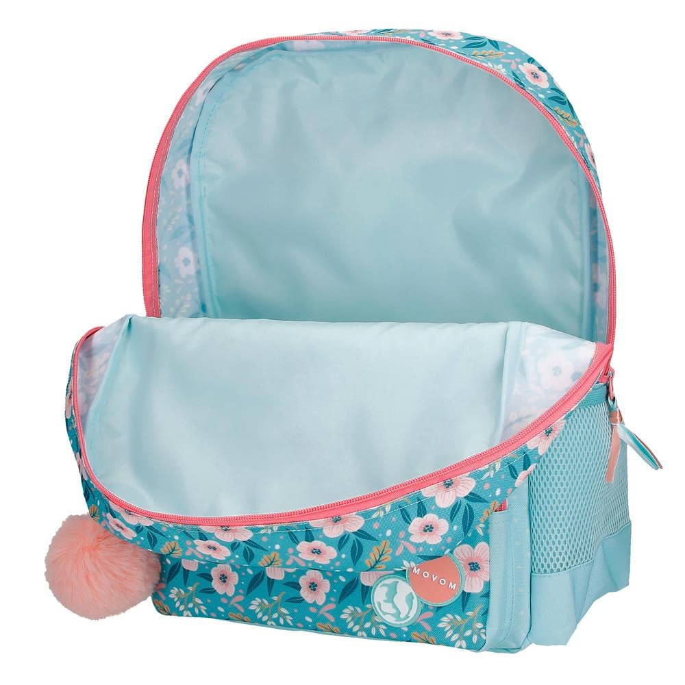 Movom Never Stop Dreaming Mochila Escolar con Carro Azul 31x42x13 cms Poliéster 16,93L
