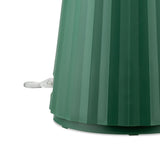 Alessi Plissé MDL06 GR - Hervidor Eléctrico de Diseño, en Resina Termoplástica, Enchufe Europeo, 2400 W, 170 cl, Verde