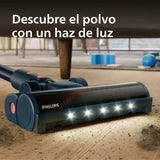 Philips Aspiradora Sin Cable Serie 5000 Pet, Potente Succión en Suelos Duros y Alfombras, 60 Min de Autonomía, Cepillo Con Luz LED, Cepillo Para Mascotas, Módulo Aqua, Batería Reemplazable (XC5142/01)
