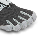 Vibram FiveFingers V-Run Retro, Zapatillas Hombre, Negro y Gris, 43 EU Estrecho