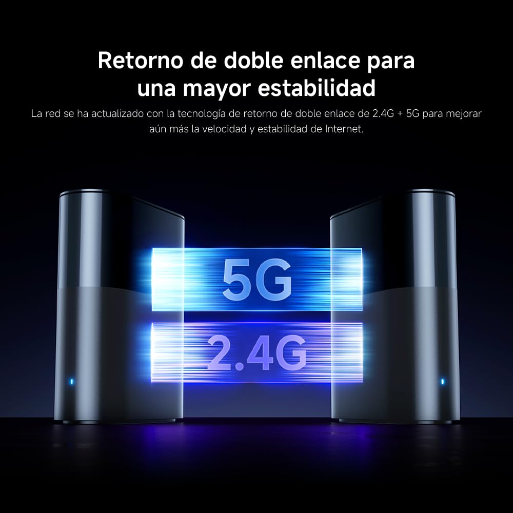 Router WiFi WiFi7 BE3600 – 2.5G Puerto Malla WiFi BLE conexión multidispositivo de Baja latencia