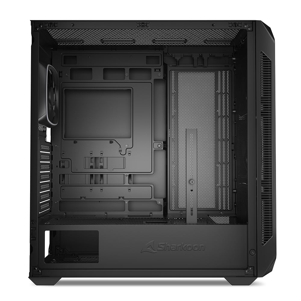 Sharkoon AK5M RGB Black, ATX - Carcasa para PC