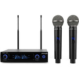 Audibax Sidney 1250 A Micrófono Doble Mano Profesional UHF Frecuencia A + Maleta