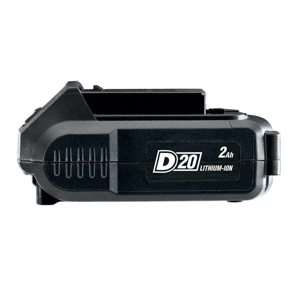 Draper 55343 D20 - Llave de impacto de par medio sin escobillas de 20 V de 1/2 pulgada con 2 baterías