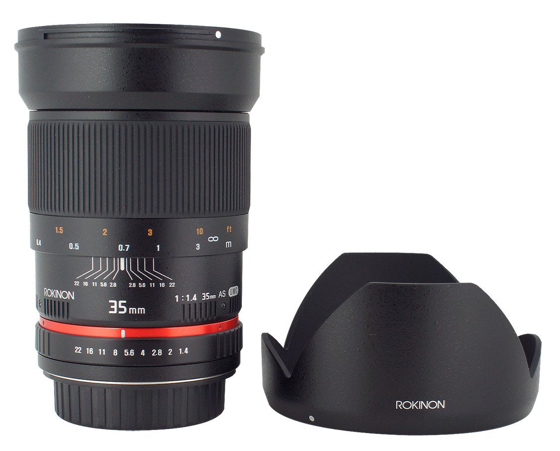 Rokinon Lente de 35 mm f/1.4 para cámaras Canon