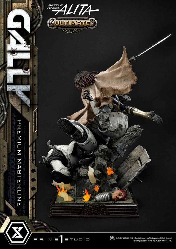 Prime 1 Studio Alita: Battle Angel - Figura Decorativa (64 cm, 1/4 cm), Color Negro