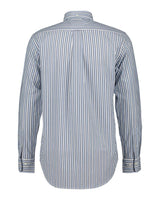 GANT REG Poplin - Camiseta de Rayas, Cielo Claro., S