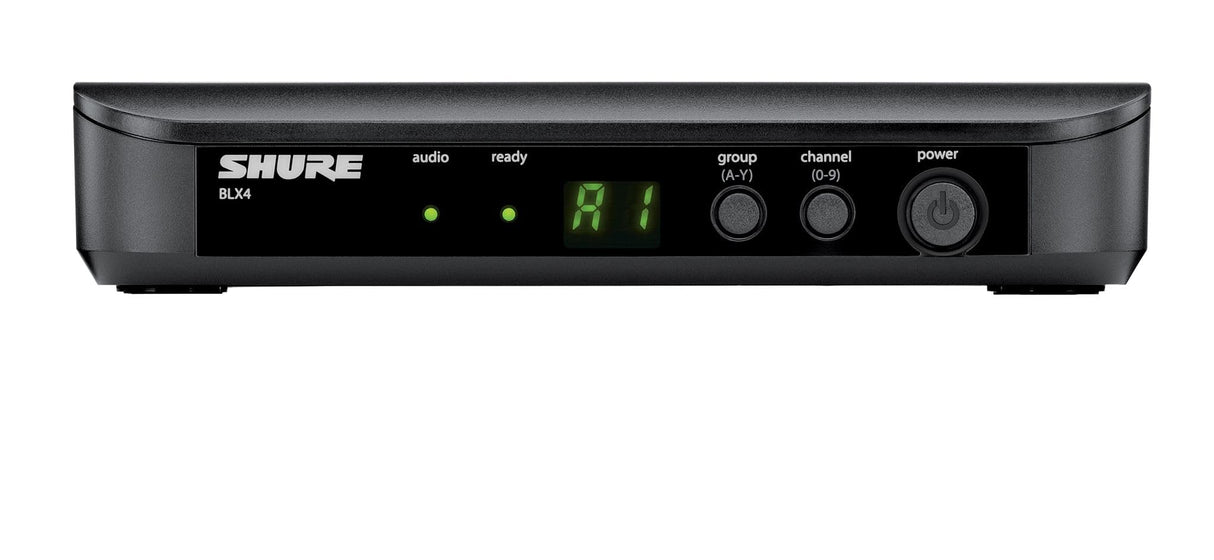 Shure Micrófono inalámbrico BLX14/W85 UHF - Adecuado para oradores y Artistas - Batería Dura 14 Horas, Alcance de 100m - Incluye micrófono de Solapa WL185 y Receptor de Canal único - Banda T11